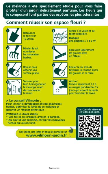 Mélanges de fleurs - Coin Senteur - 7 m² - Mélange de fleurs - MEDIA_PACKAGING_VERSO